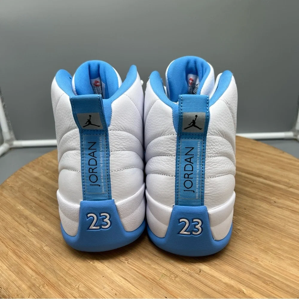 Air Jordan 12 Retro Melo 2025 Men’s 11.5 CT8013-112 White University‎ Blue UNC